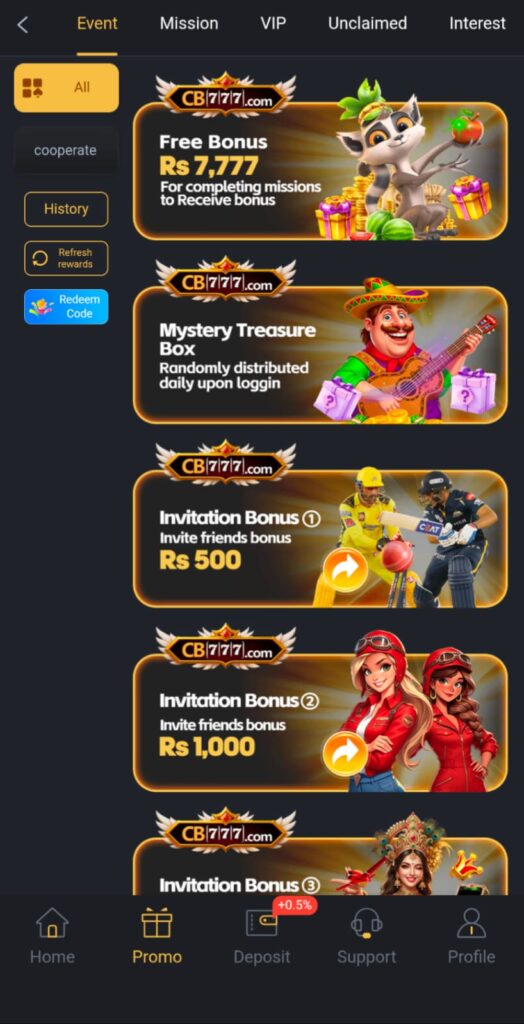 CB 777 Game app download