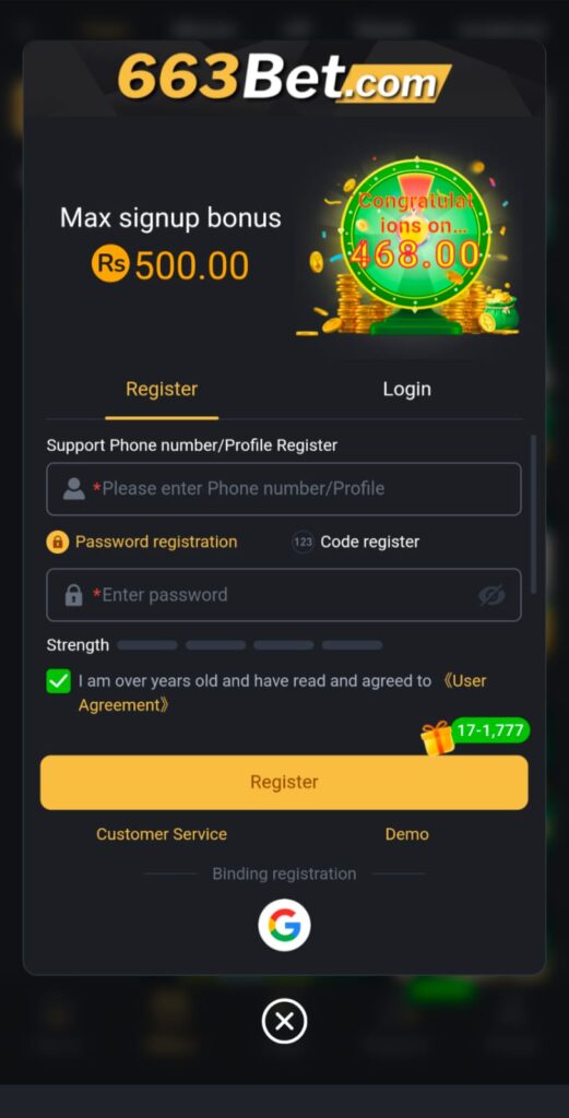 663Bet Game App