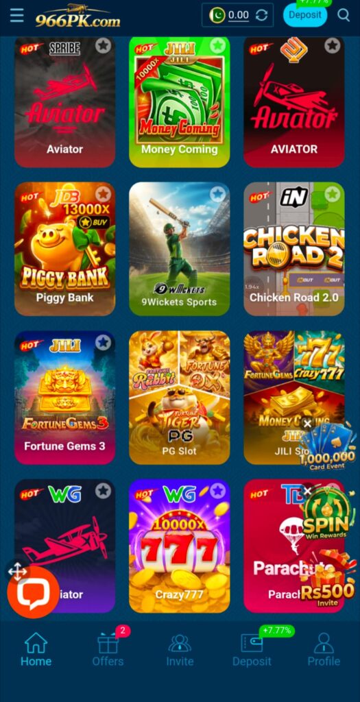 966 PK Game App