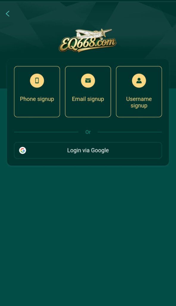 EQ668 Game Login