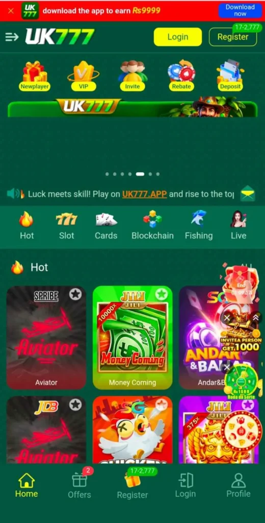 UK 777 Game APK