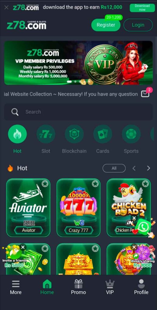 Z78 Game app download