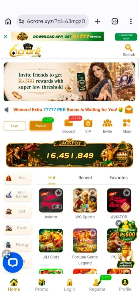6Crore app download