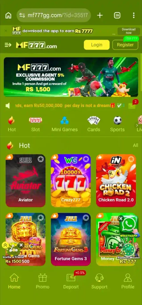 MF777 Game APK New Version