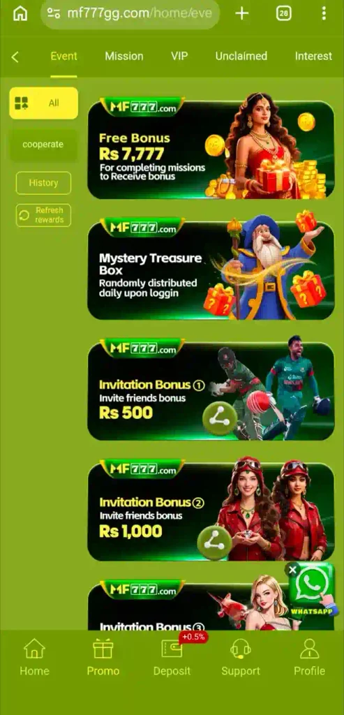 MF777 app download officila earning app