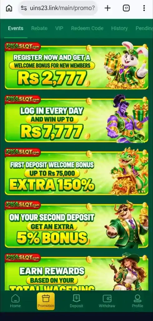 PKASLOT APK Download New App 2026