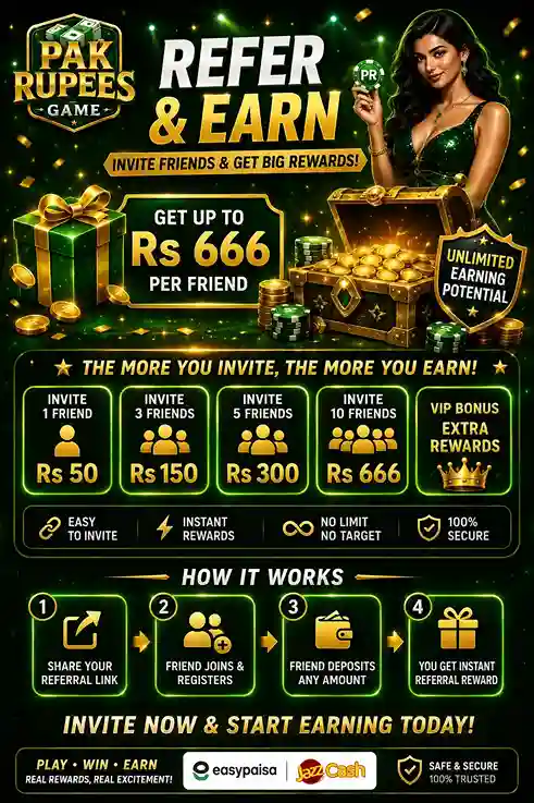 Pak Rupees Game Download Referrals