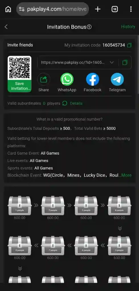 PakPlay Game APK Referral Programs