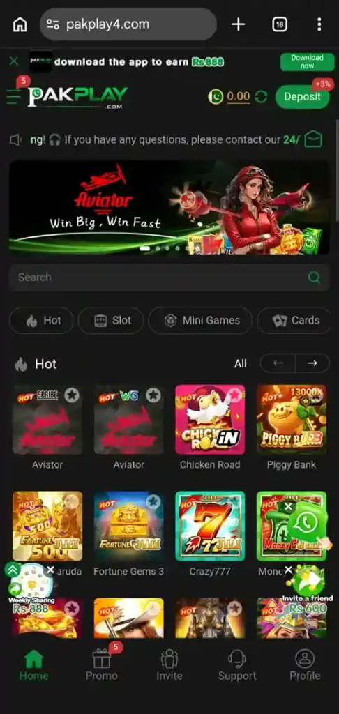 PakPlay Game App